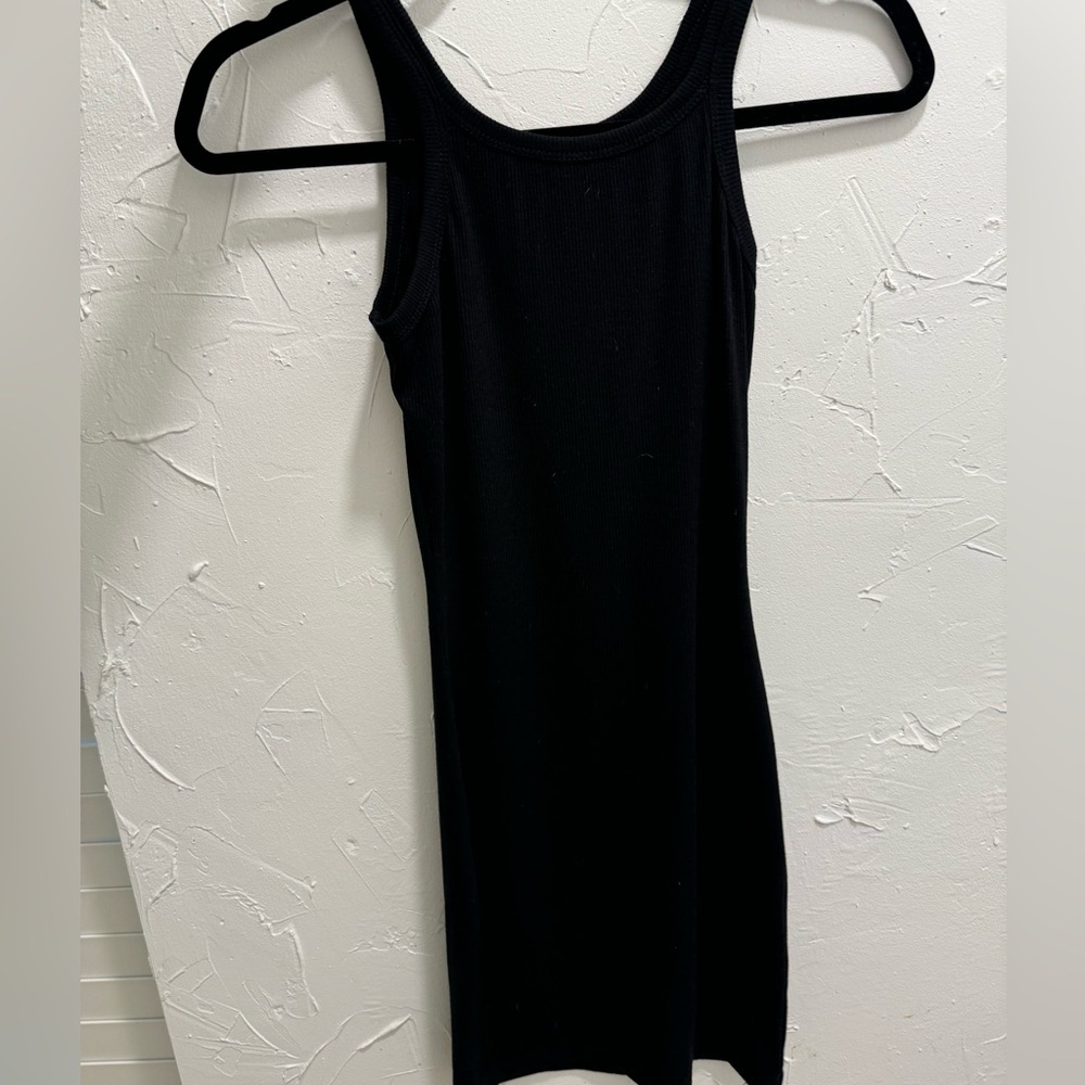 Black Basic Mini Dress - image 3